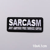 Bügelaufkleber - Slogan